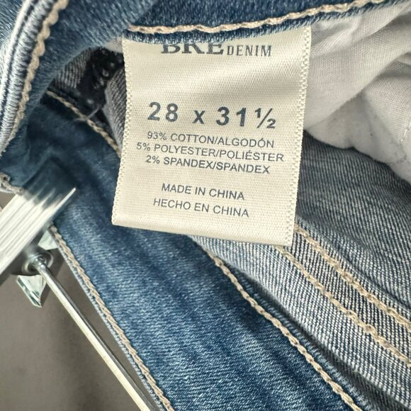 🟣 BKE Payton Womens Distressed Blue Skinny Jeans Size 28/31.5 - Picture 4 of 9